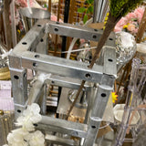 Metal Rectangular Backdrop Stand 8”x8”x40” (See description for Price of Base) truss tower