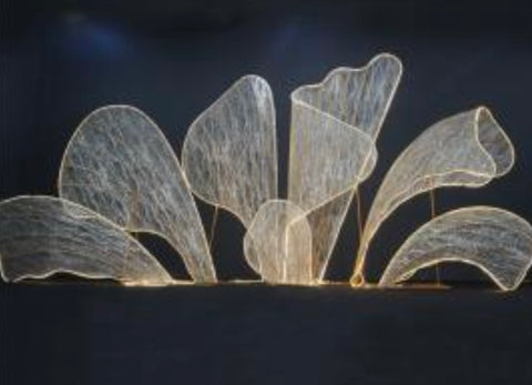Gold petal Metal Backdrop Stand 3m tall