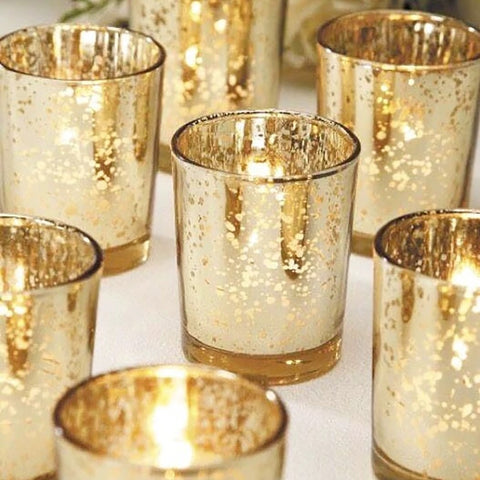 Small Candle-holder (votive) (Gold)-SMA1-3