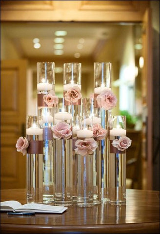28"x4" Tall Thin Cylinder Vase simple centrepieces MV600-70 - Richview Glass Wedding Supplies