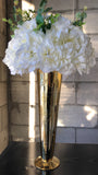 Artificial Flower Rose Hydrangea Arrangement Cream - Richview Glass Wedding Supplies