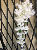 Artificial Cherry Blossom Hanging White wedding decoration silk fake flower - Richview Glass Wedding Supplies