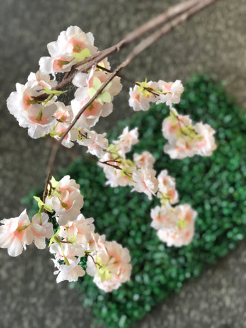 Artificial Cherry Blossom Hanging blush wedding decoration silk flower - Richview Glass Wedding Supplies
