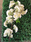 Artificial Cherry Blossom Sakura Cream wedding decoration silk fake flower - Richview Glass Wedding Supplies