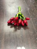 12xReal Touch PU flower Tulip artificial wedding decor Floramatique (Yellow)-E6E378A0 - Richview Glass Wedding Supplies