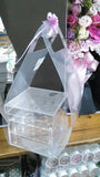 9 Hole Acrylic box centerpiece For Flowers - Richview Glass Wedding Supplies