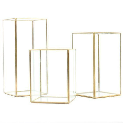 Lantern 6''D X 14''H(GOLD)