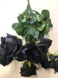 Black Rose Bunch 10 head/bunch