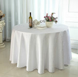 Tablecloth visa damask 120”/3m diameter round or 90x156”
