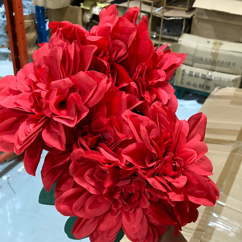 Dahlia Red Bunch