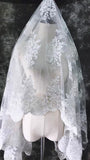 White Lace material for veil