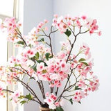 Artificial Apple Blossom Pink wedding decoration silk fake flower - Viva La Rosa