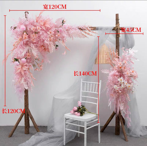 Backdrop Triangle Swag Arrangement pink