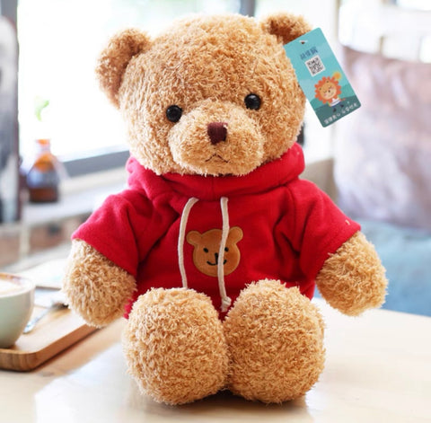 12.5” Brown Bear with red sweater