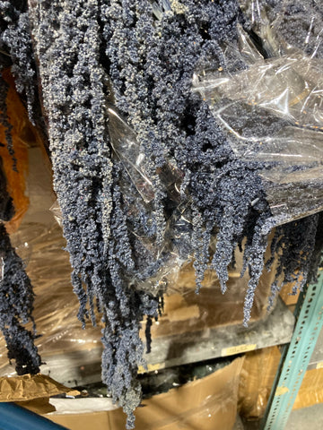 Preserved Navy Blue Amaranthus real filler greenery