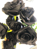 Black Rose Bunch 10 head/bunch