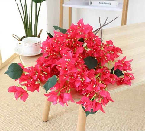 Bougainvillea hot pink wedding decoration silk fake flower