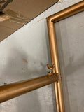 Gold Metal Backdrop/sign Stand rectangular 1.8mx0.8m