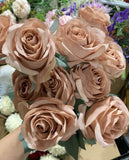 Mauve Rose Bunch 10 head