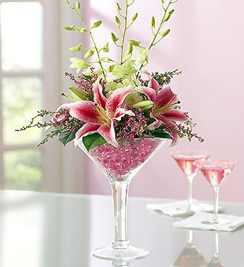 large wine glass centerpieces Martini Vase 10