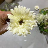 Ivory Gerbera Daisy FLOWER ARTIFICIAL FLOWER WEDDING DECOR