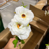 White Butterfly Ranunculus flower filler Artificial flowers