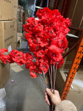 Artificial Cherry Blossom branch to make tree wedding decoration silk fake flower pick parts to make tree