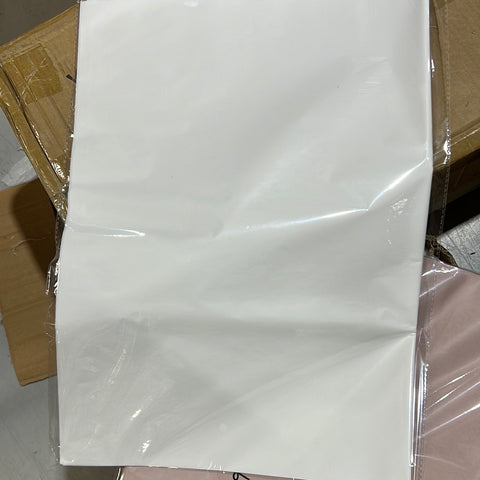 29”x20" White Tissue Paper wrap