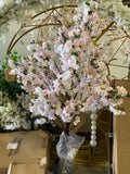 New 1.8m /6 feet Light Pink Flower Tree with artificial flower XDTMB24-15
