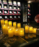 LED Electric Flameless Candles 3”x4”/5”/6”H Diameter