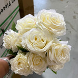 9 head Mao cream rose bunch