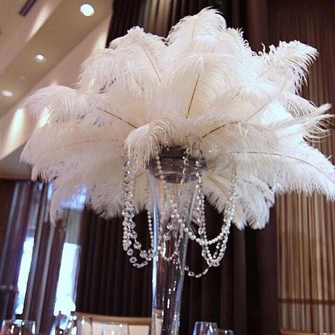 Thin OSTRICH FEATHER PLUMES ALL LENGTHS ALL COLORS(18"-20")-OST6