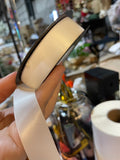White double sided Ribbon DIY Decor Material 2cm wide