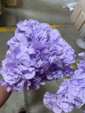 Jumbo Artificial Flower Lilac Hydrangea Bunch