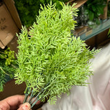 Light Green Chrysanthemum leaf Bunch for Wedding home decor