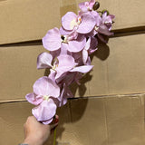 vintage Purple pink Large Phalaenopsis Orchid Artificial Flower (White) Silk wedding flower