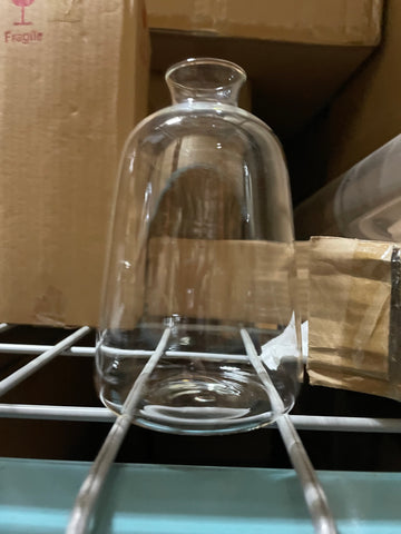 New Clear Bud VASE 5.2" H XD2024-2 bubble