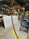 Gold heart Metal Backdrop Stand Arch 2m/6.5 feet tall