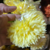 New Single yellow Pom Artificial Filler Flower