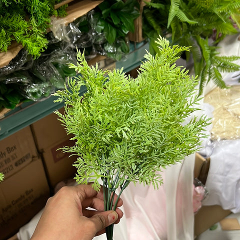 Light Green Chrysanthemum leaf Bunch for Wedding home decor