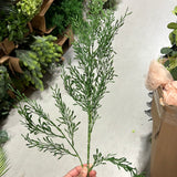Thin Green rice leaf Filler Long Stem Greenery