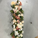 Table Runner Artificial Flower Rose Hydrangea Arrangement A4