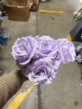 7 head taupe star moon starlight Rose Artificial flower(Lilac)