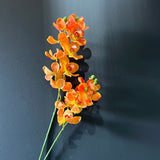 New Orange Wanda Orchid Artificial Flower
