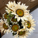 New Sunflower ARTIFICIAL FLOWER HEAD WEDDING DECOR SUN FLOWER