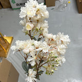White  Cherry Blossom with Berry For wedding decoration