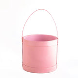 New 16cmx18cm pleather gift favor Box round shower hat box cardboard bucket luxury