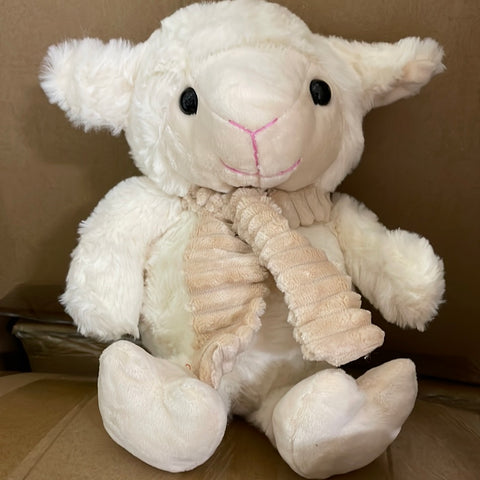 8”  sitting lamb toy stuffed animal FY23149