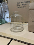 4.3" Clear Bud Vase (M) XDG2024G-1 round vase wedding centerpiece bubble