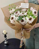 50cmx5 yard Fresh Flower Wrapping Paper linen burlap